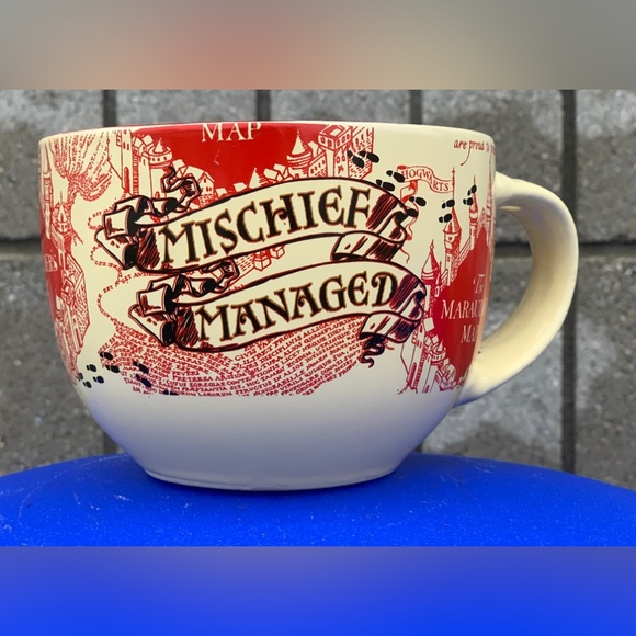 Large Harry Potter MISCHIEF MANAGED Marauder’s Map Coffee Mug - Picture 2 of 16